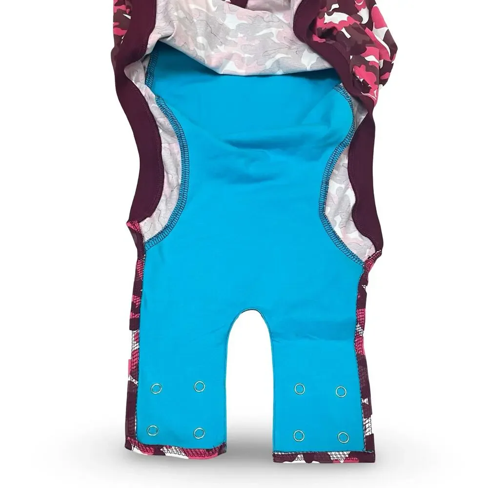 Suitical Dog Recovery Suit 2XL Wound Protection Cone Alternative Blue Camo Vest